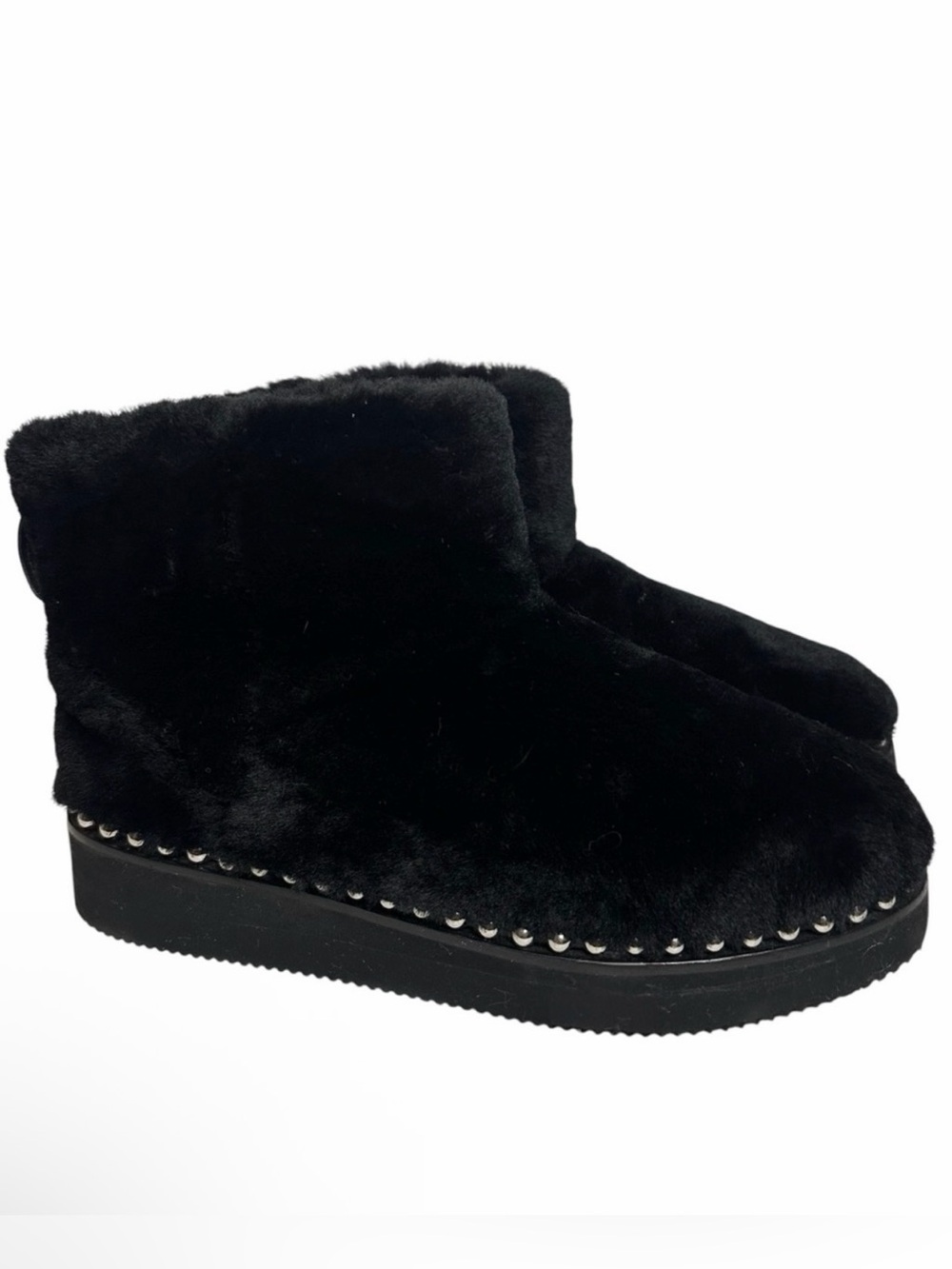 Alexander Wang Yumi Black Shearling Boots Size 9/39